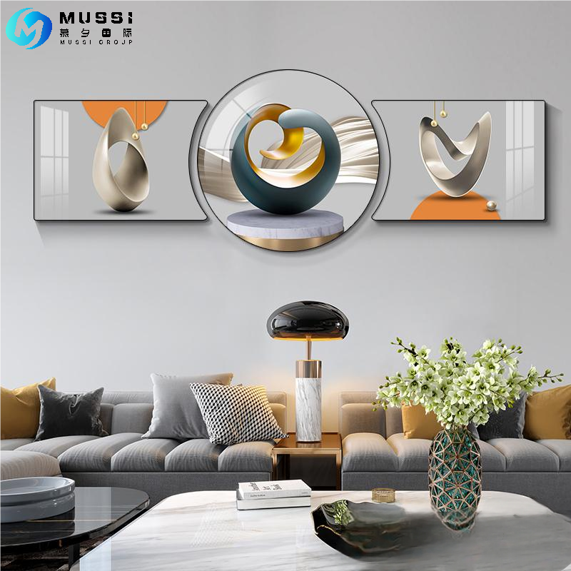 Wholesale abstract wall art floating frame canvas painting used for family living room sofa background wall bedroom decoration