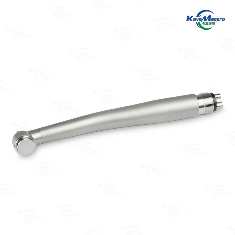 LXG016 Dental Handpiece 2/4 holes Push Button Turbine Stainless Steel Self-lighted Led High Speed Dental Hand Piece