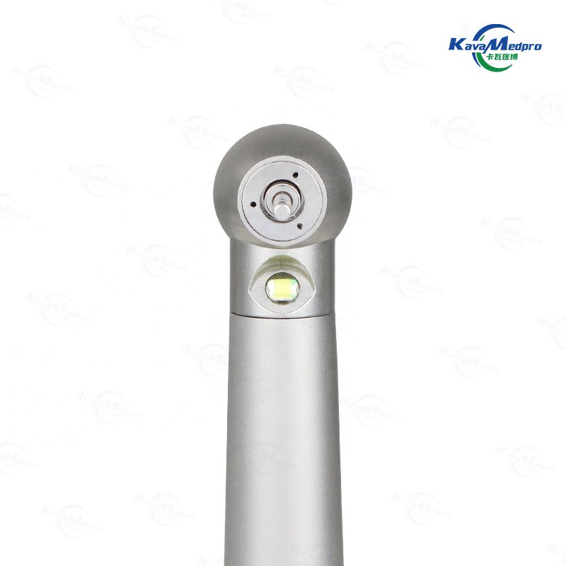 LXG016 Dental Handpiece 2/4 holes Push Button Turbine Stainless Steel Self-lighted Led High Speed Dental Hand Piece