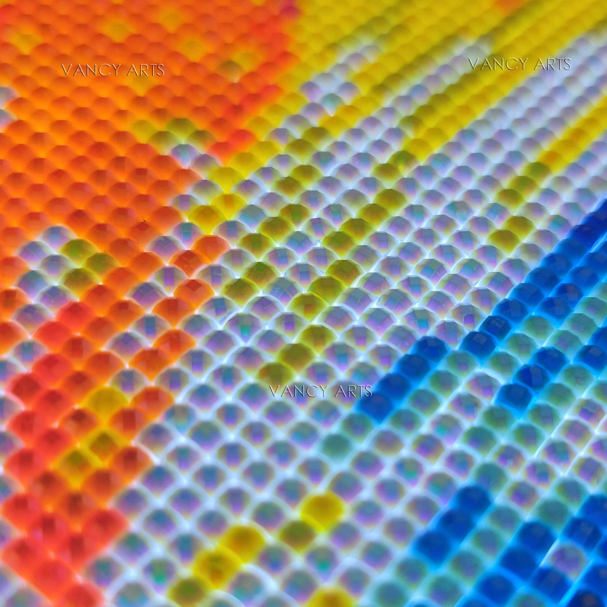High End Short Lint Canvas RESIN Square Drill 5D DIY Diamond Painting Art Kits With Rich Resin AB Colors