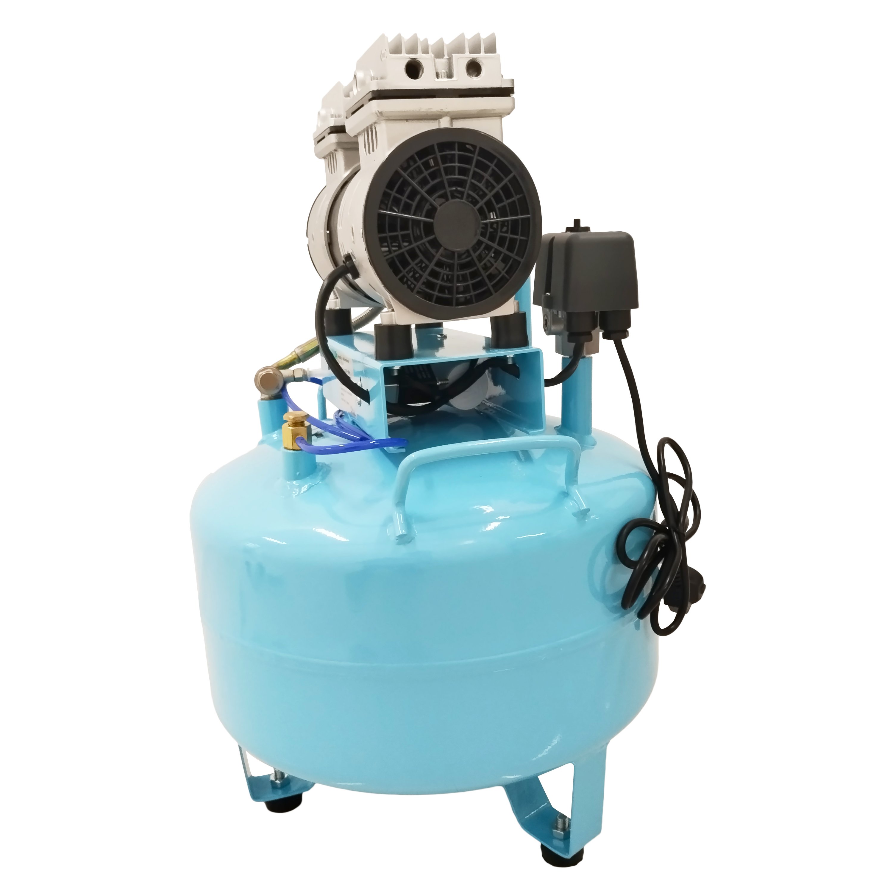 Industrial Dental Clinic Mini 40L Oil Free 130L/min Air Flow Pump High Speed Handpiece Oilless Silent Air Compressor With Valve