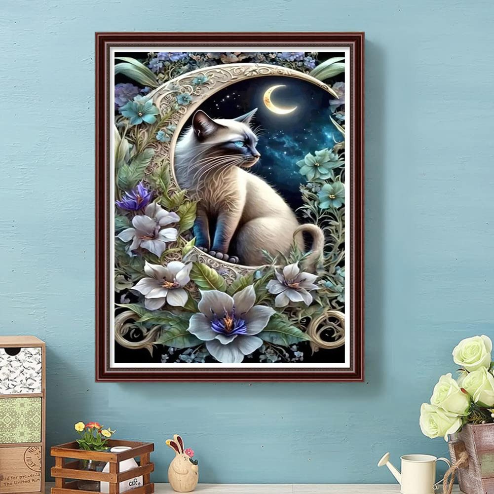 New 5D Full Drill Diamond Painting Material Package Animal Cat Series DIY Mmosaic Painting Art Room Decoration Painting
