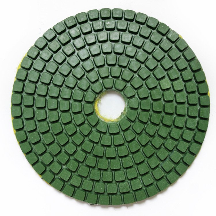 PMS 4inch Diamond Wet Polishing Pad Triangle Granite Marble Stone Polishing Granite Polishing Pad