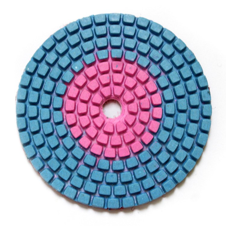 PMS 4inch Diamond Wet Polishing Pad Triangle Granite Marble Stone Polishing Granite Polishing Pad