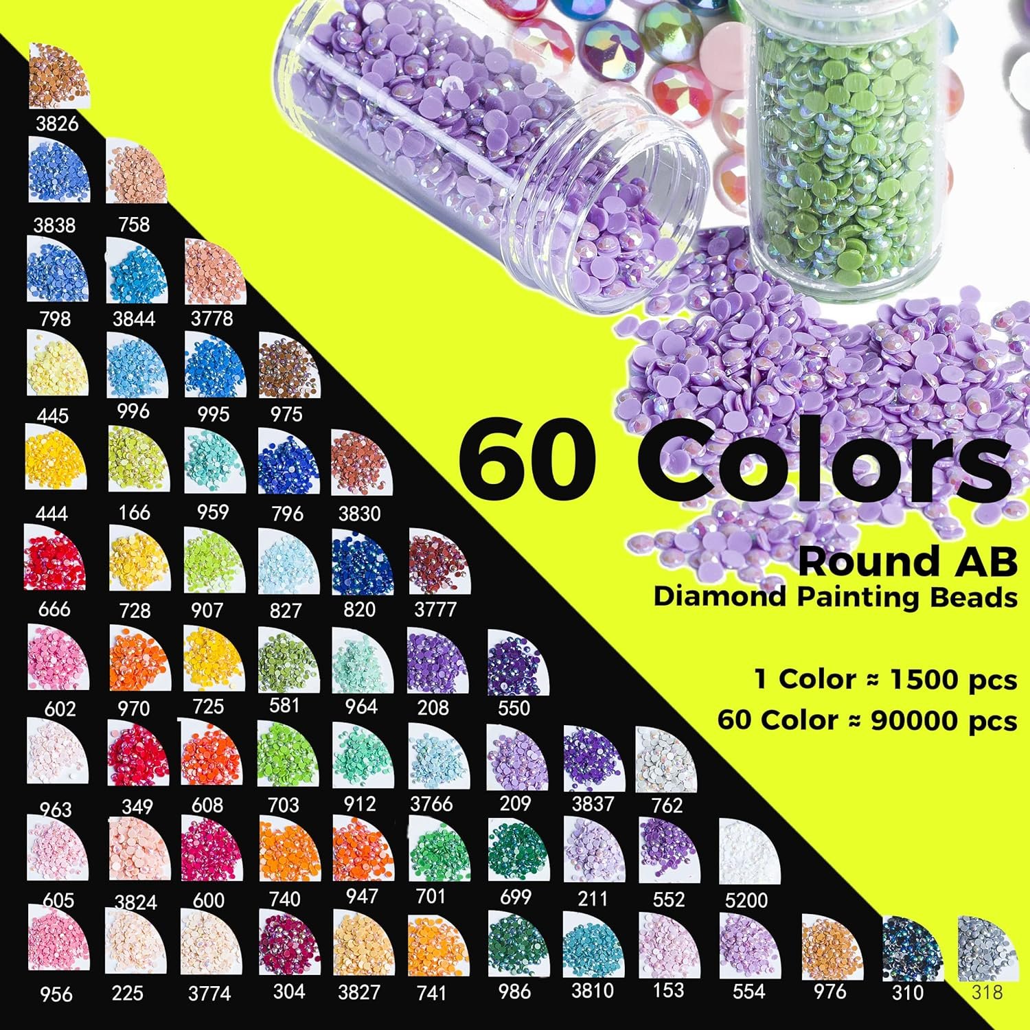 Newly popular diamond painting personalise full drill crystal stone diamond painting beads