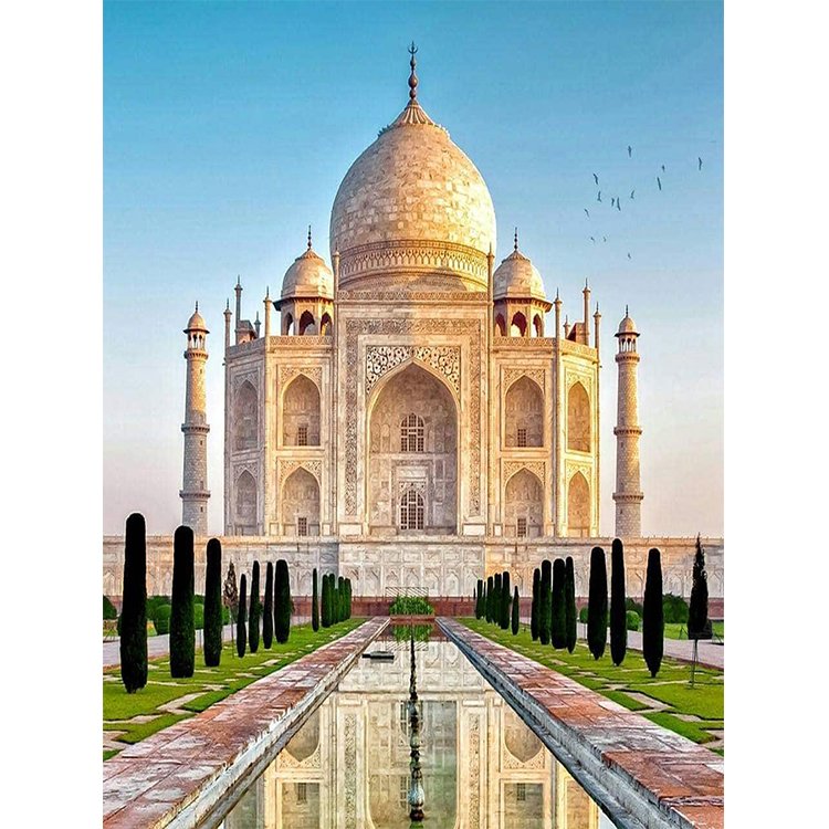 Best Quality Beautiful Landscape Wall Art Colorful Castle 5d Crystal Diamond Painting Kit for Adults