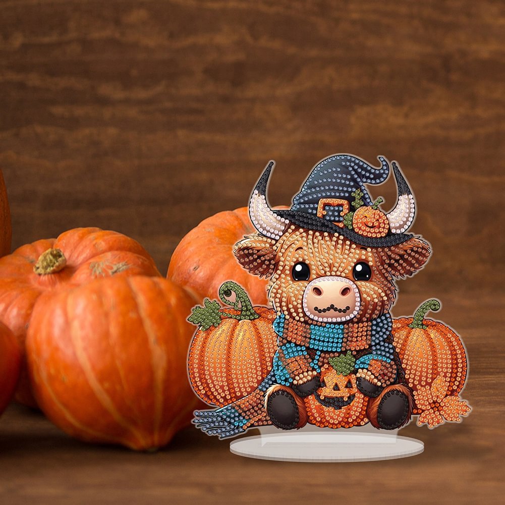 Diamond Painting Acrylic Halloween Yak Goblin 5D DIY Craft Ornament