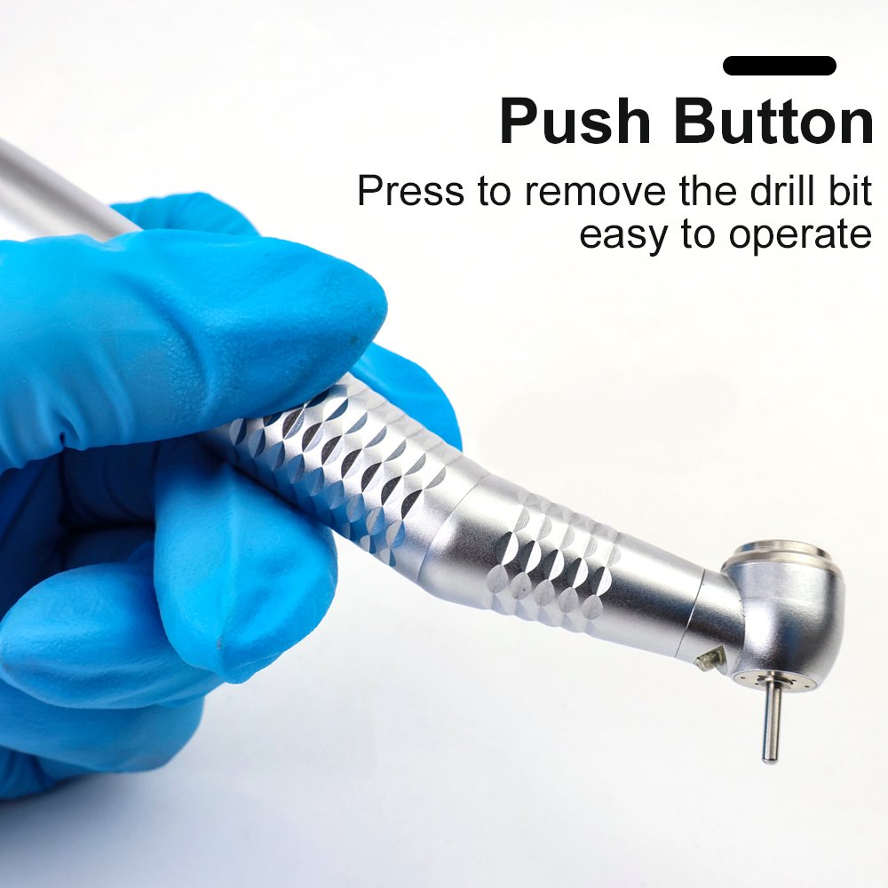 Dental Triple Water Spray High Speed Rotation Handpiece LED Ceramic Bearing Standard Head Air Turbine E-Generator 4/2Holes Tools
