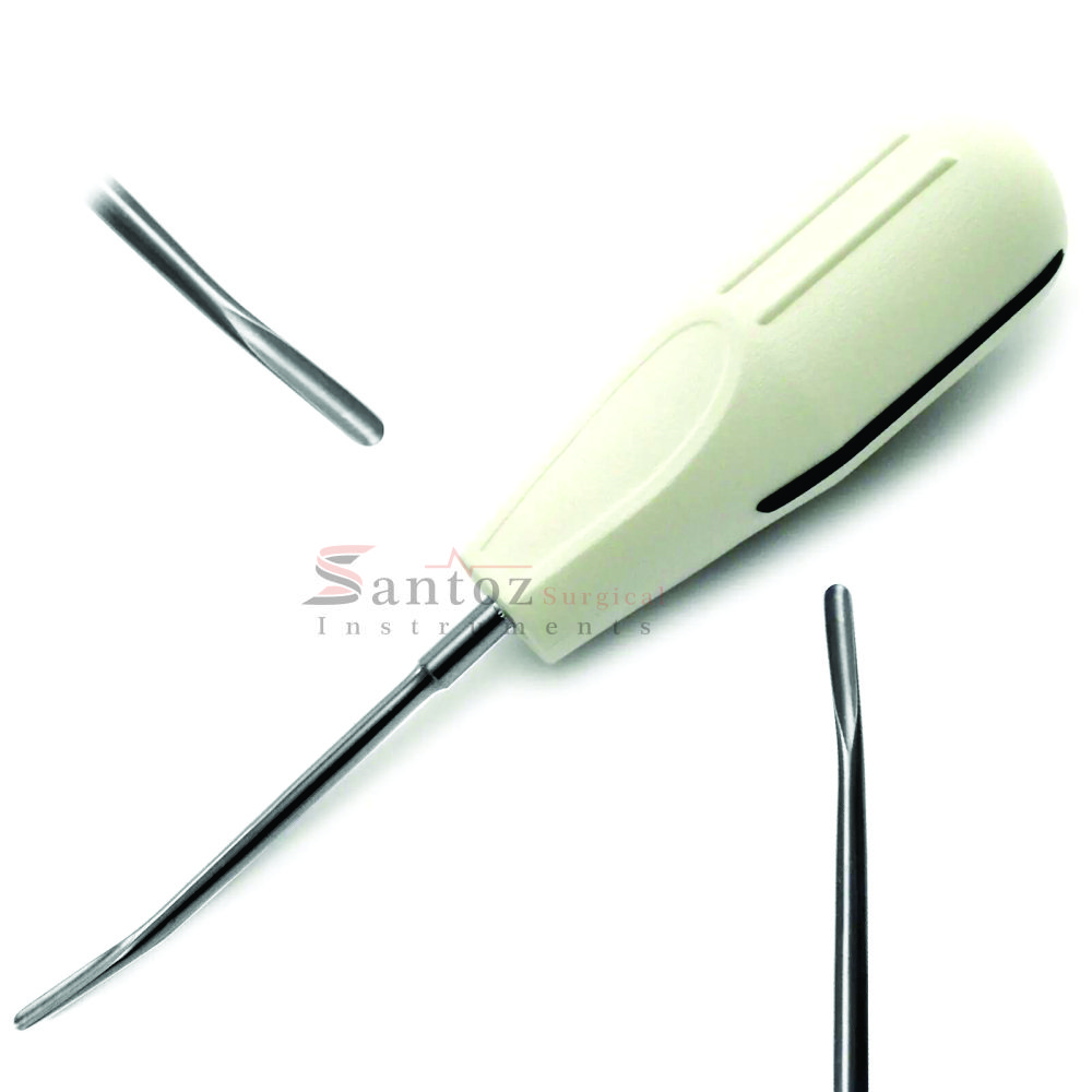 Dental Luxating Lift Elevators Curved Root Clareador with Plastic Handle Manual Power Source Surgical Instrument for Dentist Use
