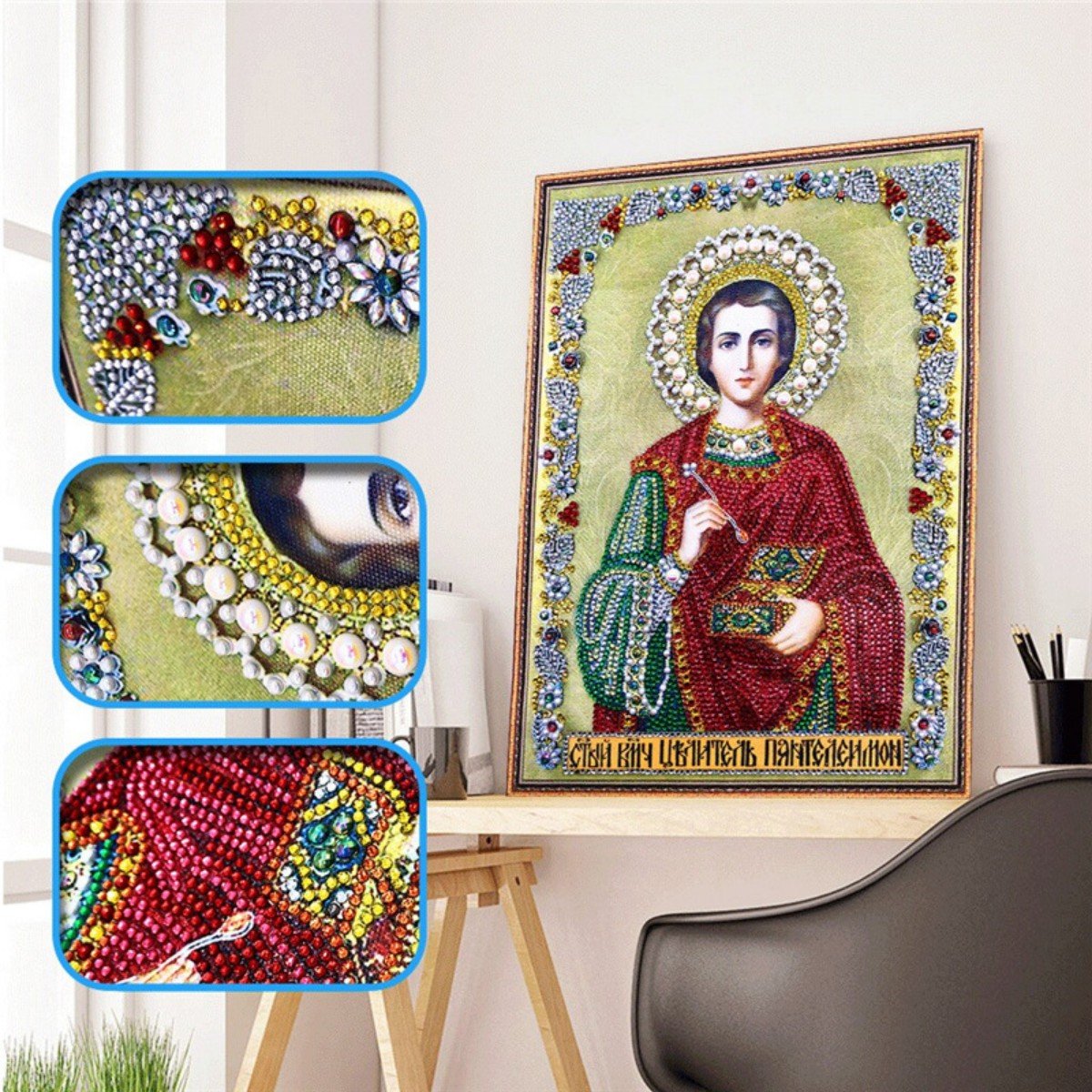 Arts And Crafts Supplies Metal Wall Art Wall Art Frame Custom Diamond Painting Religious Diamond Painting