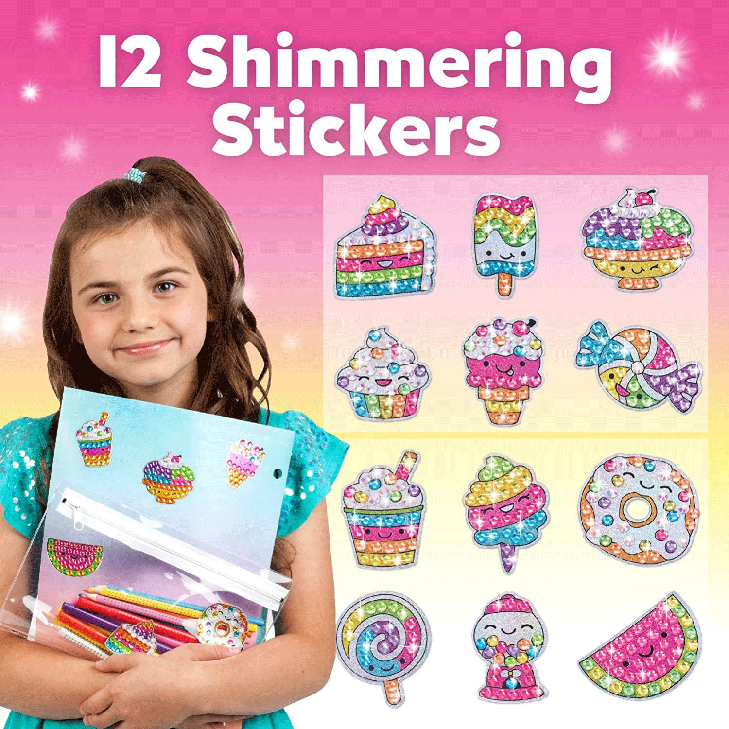 2024 New Products Educational Diy Toys Girls Toys Gift Big Gem Diamond Diy Painting Diamond Sticker