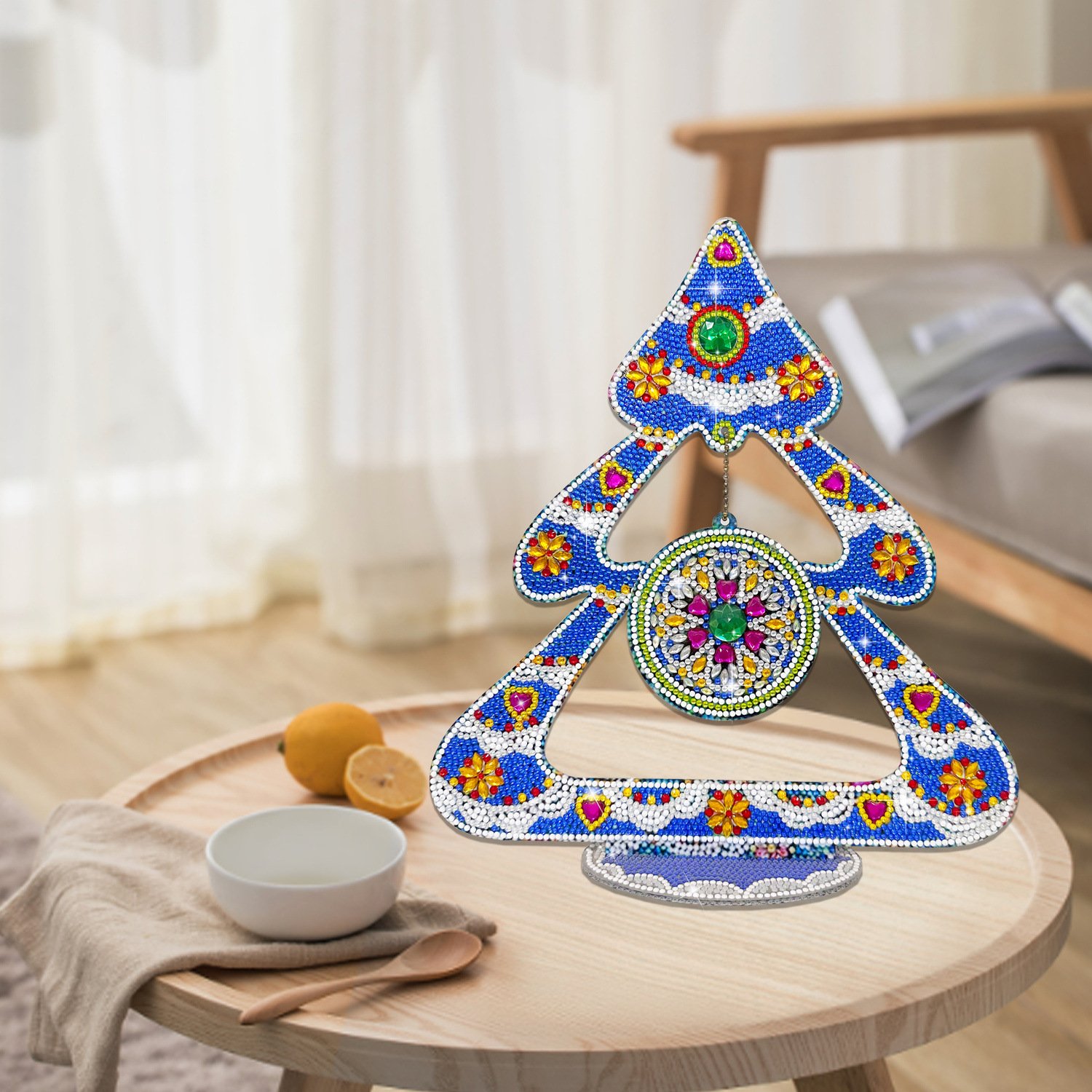Christmas Decorative Acrylic Special Shaped Crystal Diy 5D Diamond Painting Desktop Ornament Kits