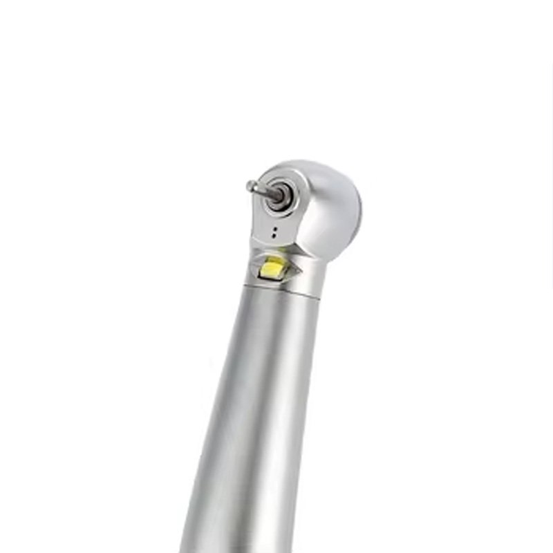 Dental 2/4 Hole Air Turbine Motor Contra Angle Handpiece Self-luminous LED High Speed Low Speed Handpiece Kit