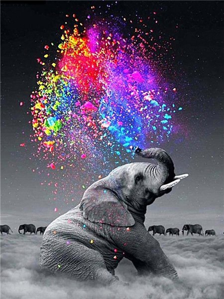 Full Diamond Shadow Wolf King Combination Paste Diamond Embroidery Decoration Painting Animal Diamond Painting