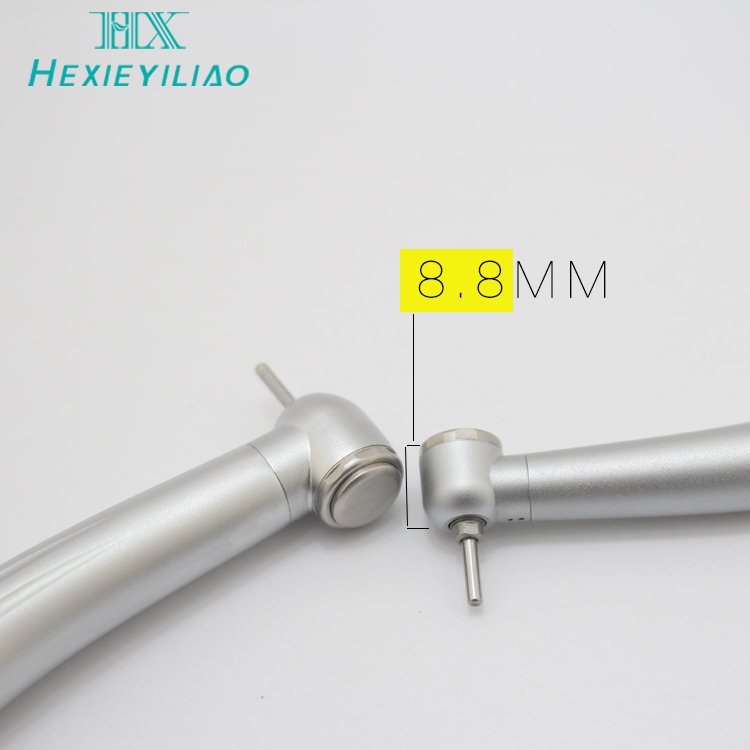 High quality children's single-point water jet self-luminous dental handpiece mini head 2 led lights dental handpiece