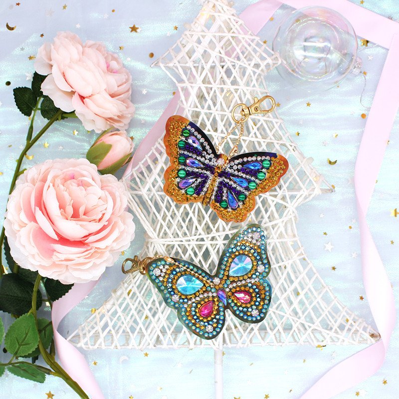 For kids key chain keychain DIY 5D Diamond Painting Drill Crystal Rhinestone Cross Stitch Embroidery Art Home Decoration kit