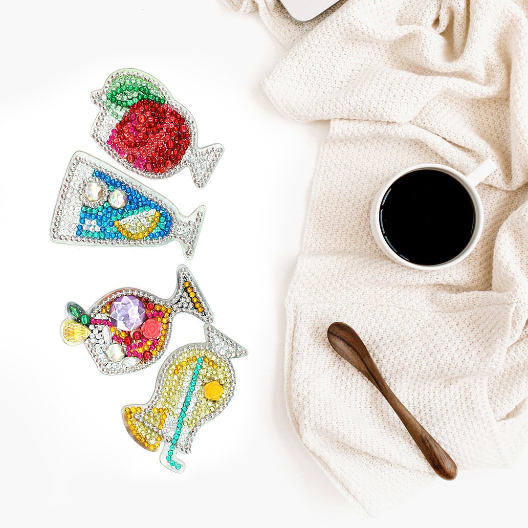 For kids key chain keychain DIY 5D Diamond Painting Drill Crystal Rhinestone Cross Stitch Embroidery Art Home Decoration kit