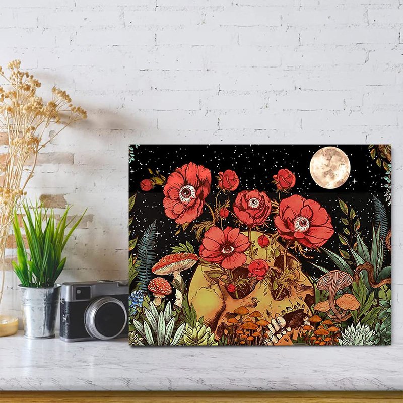 Halloween Skull Diamond Painting Kits for Adults DIY Full Drill Diamond Paintings for home decor