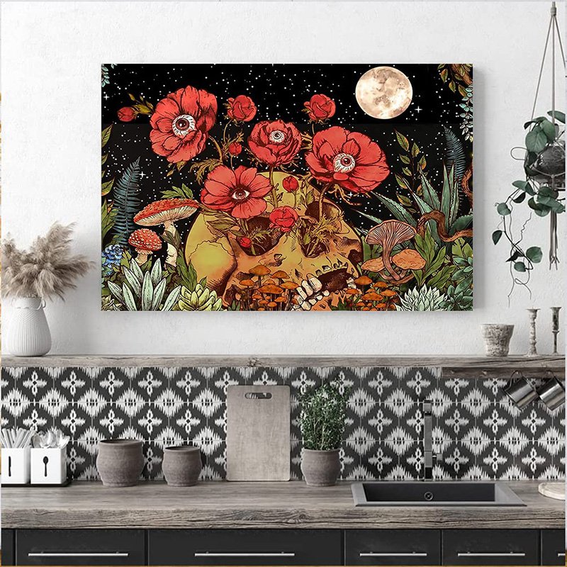 Halloween Skull Diamond Painting Kits for Adults DIY Full Drill Diamond Paintings for home decor