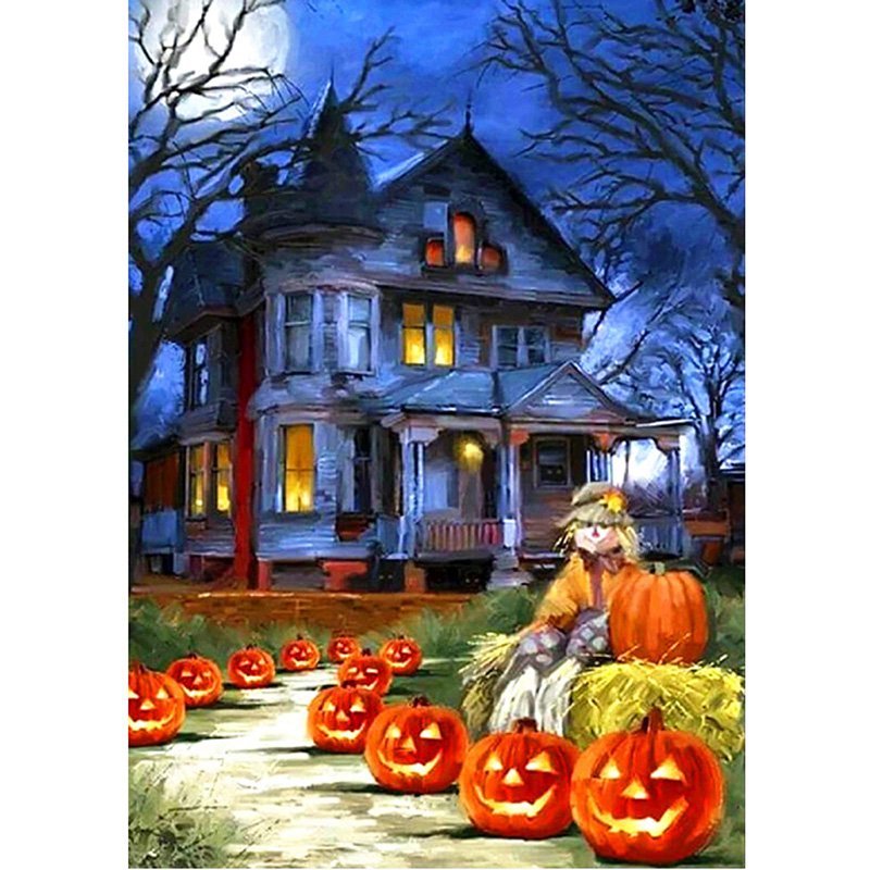 Halloween Skull Diamond Painting Kits for Adults DIY Full Drill Diamond Paintings for home decor