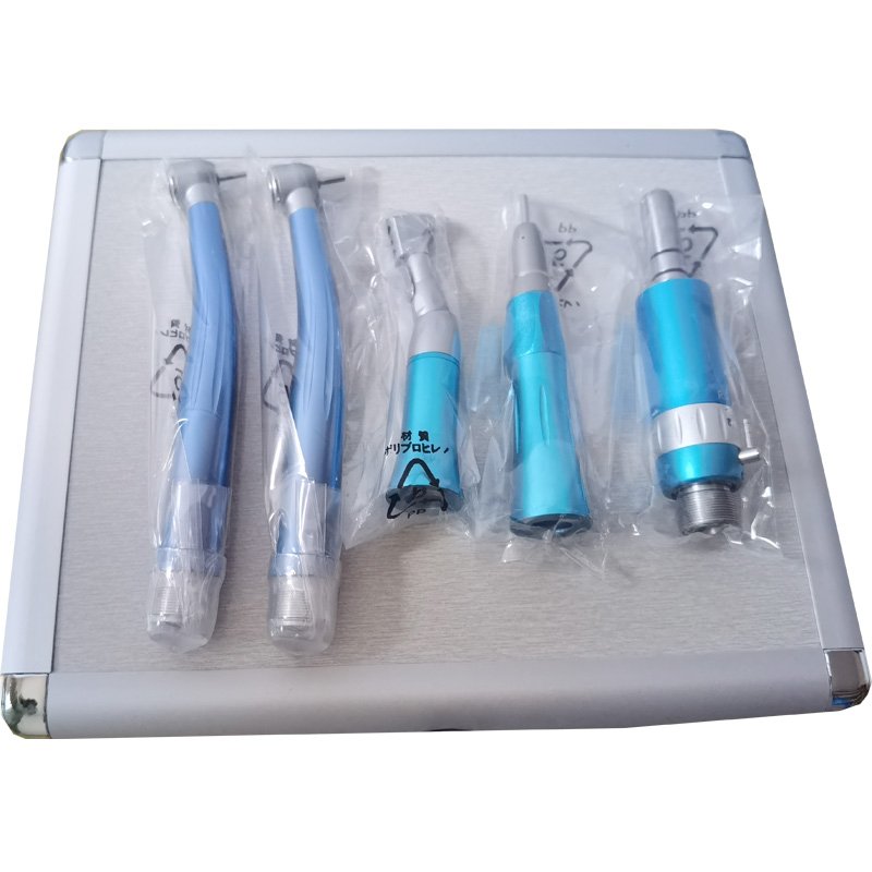 Color Kit Dental turbine Student Kit two piece LED high speed handpiece + one set low speed handpiece M4/B2 Pana Max