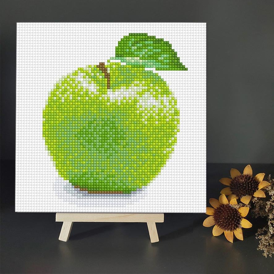 wholesale 20cm x 20cm colorful landscape theme round wooden diamond paintings kit paintings and wall arts diamond painting kit