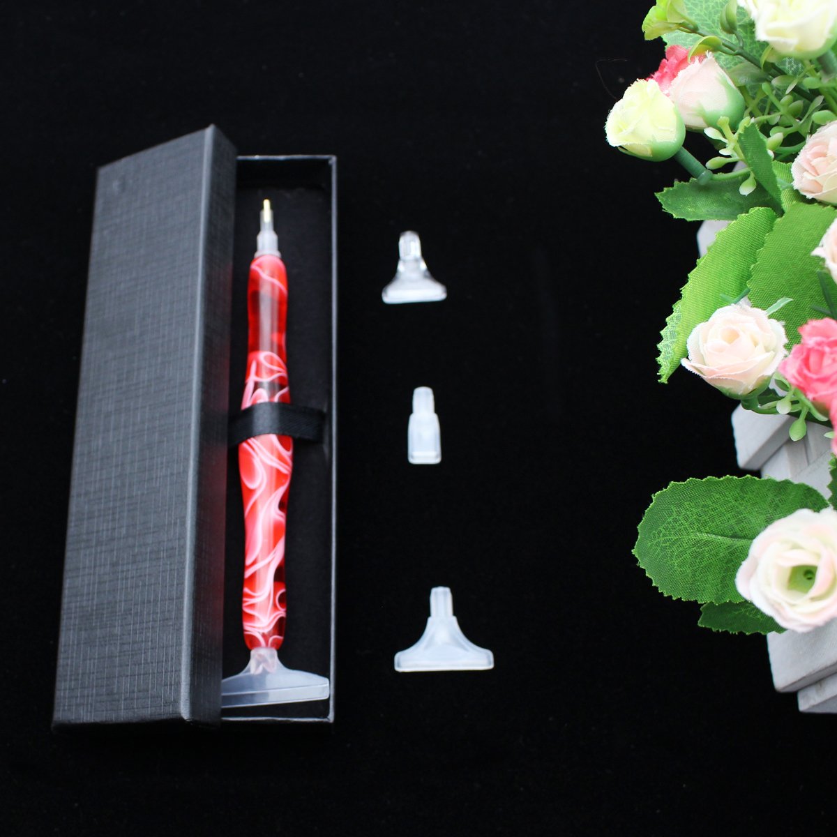 Diamond Painting Resin Pen with 3 Replacement Pen Tips 5d Diy Diamond Painting Drill Pen Tools