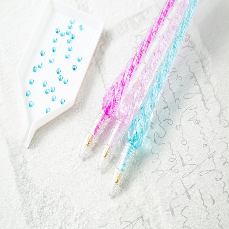 Wholesale Diy Diamond Painting Tool Pen Spiral Crystal Point Drill Pen Diamond Embroidery Accessories Creative Tool