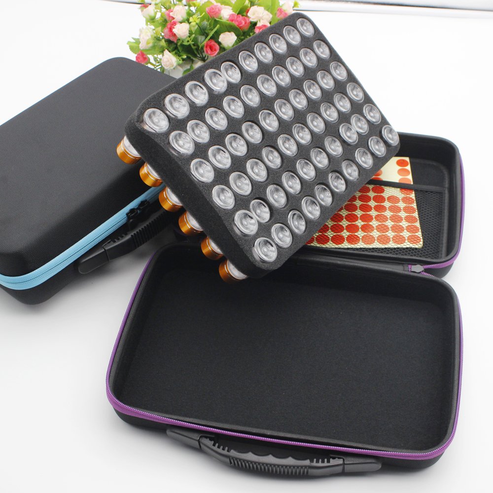 60 Bottles Storage Bag 25ml Diy Diamond Painting Tools Carry Case Drill Zipper Diamond Embroidery Accessories