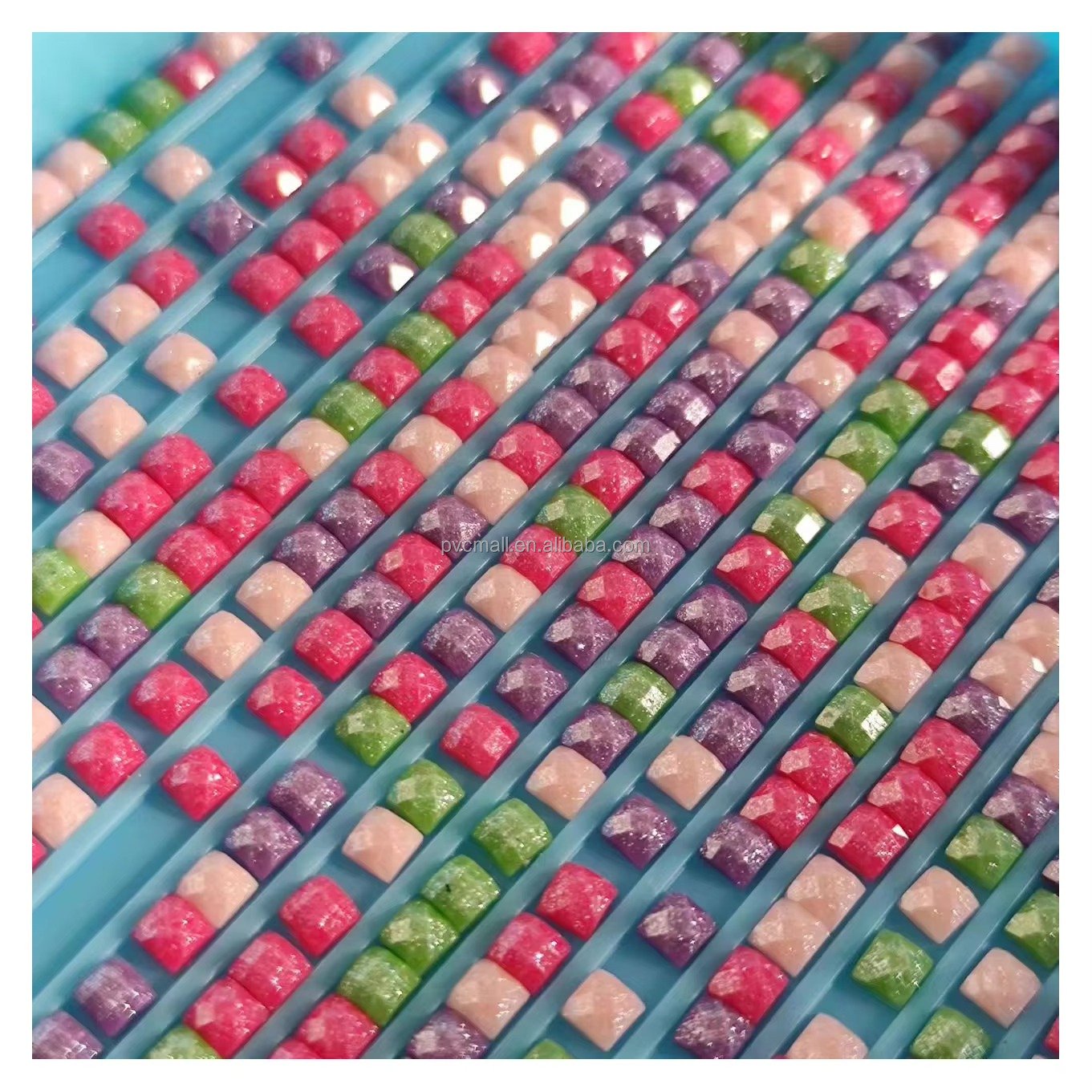 2.8/2.5mm Round Square Dazzling Pixie Dust Drill Hand Painting DIY Beads Diamond Painting Resin Drills Fairy Glitter Beads