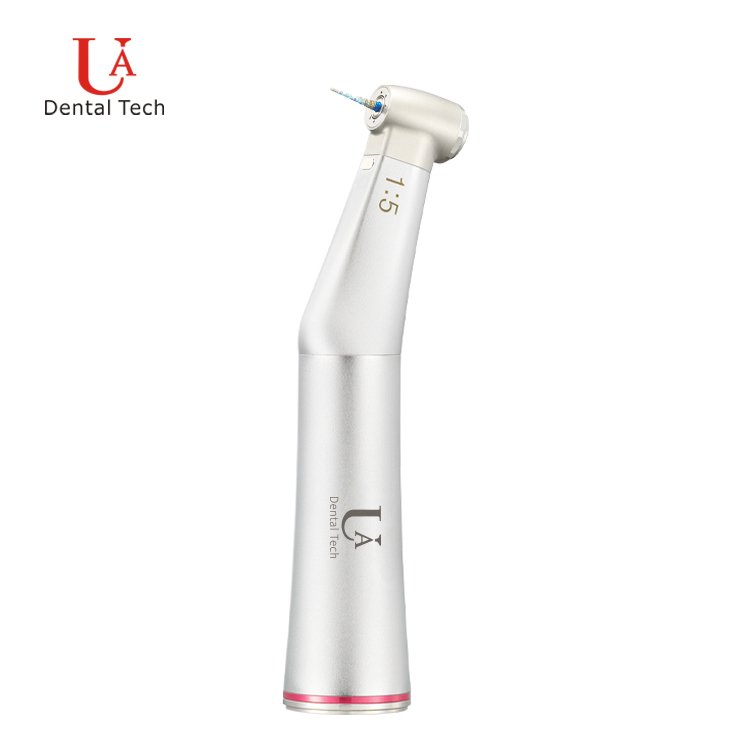 New Design Electric Micromotor 1:5 Fiber Optic Turbine Implant Contra Angle Dental Handpiece