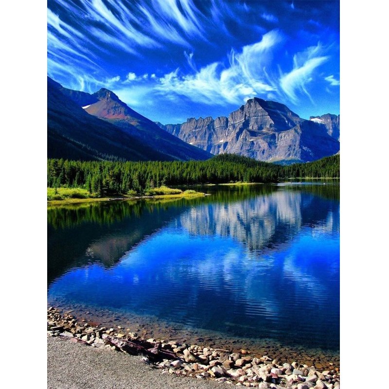 Sun off Seascape Full Drill Diamond Art Craft For Home Decoration Custom Designs High Quality Canvas Resin Diamond Painting