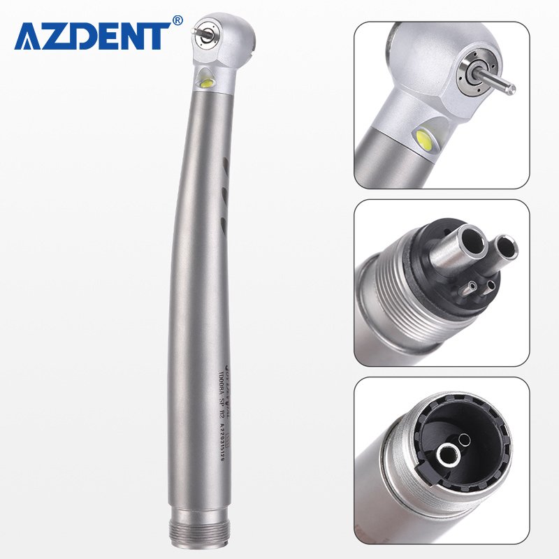 CE Approved 2/4 Holes LED Dental High Speed Handpiece with Ceramic Bearing