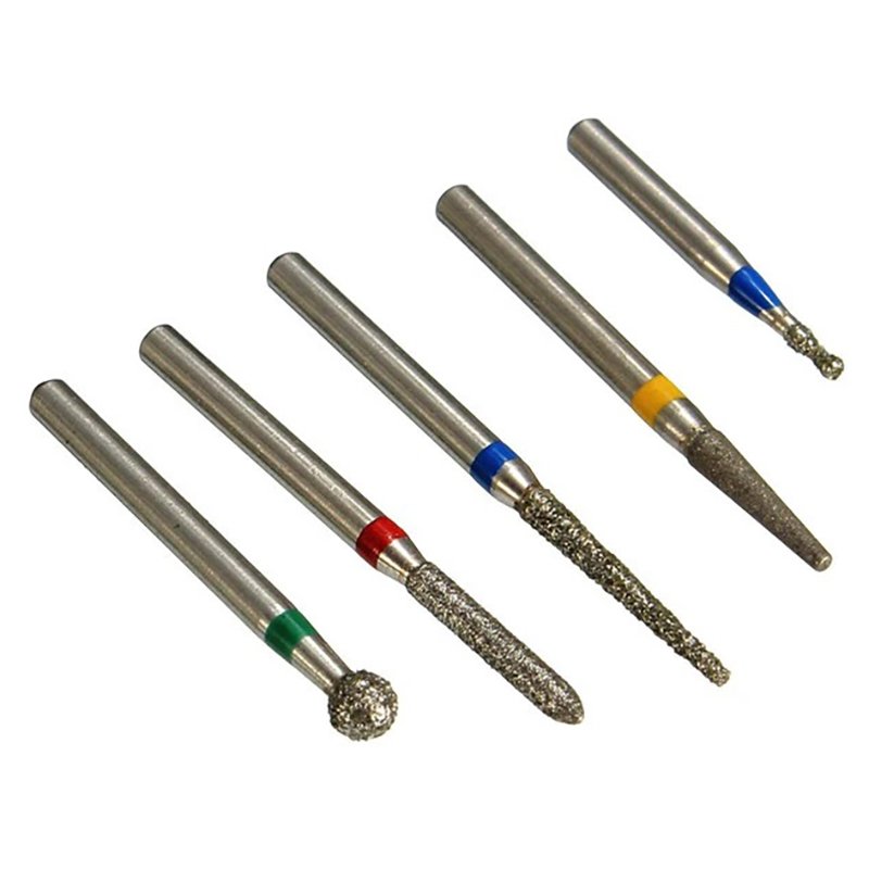 Standard Diamond Dental Burs Clinical High Speed Handpiece Grinding Polishing Tips