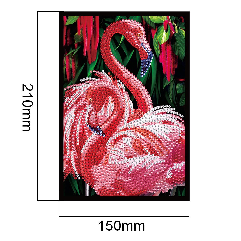 Special Shaped Diamond Painting Embroidery Rhinestone Book Blank Page Sketchbook,5D DIY Diamond Painting A5 50 Pages Notebook