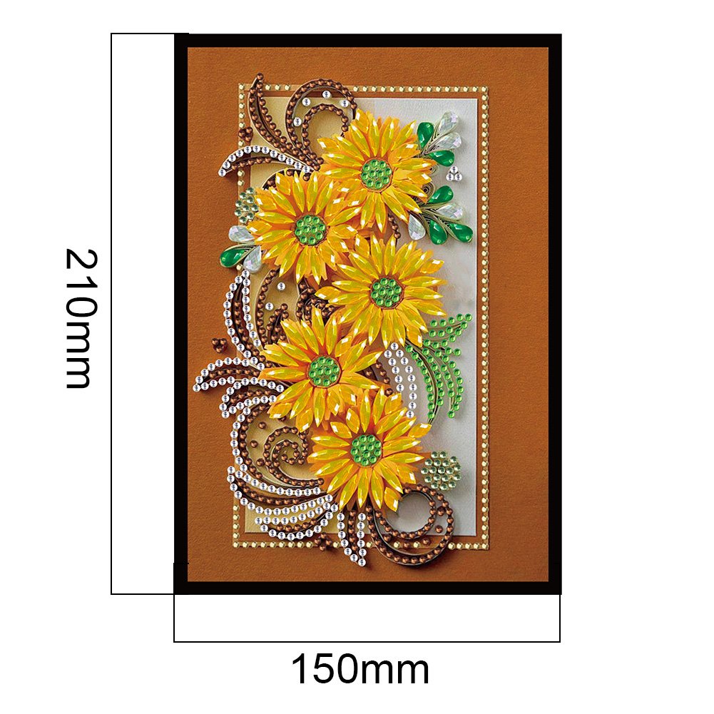 Special Shaped Diamond Painting Embroidery Rhinestone Book Blank Page Sketchbook,5D DIY Diamond Painting A5 50 Pages Notebook