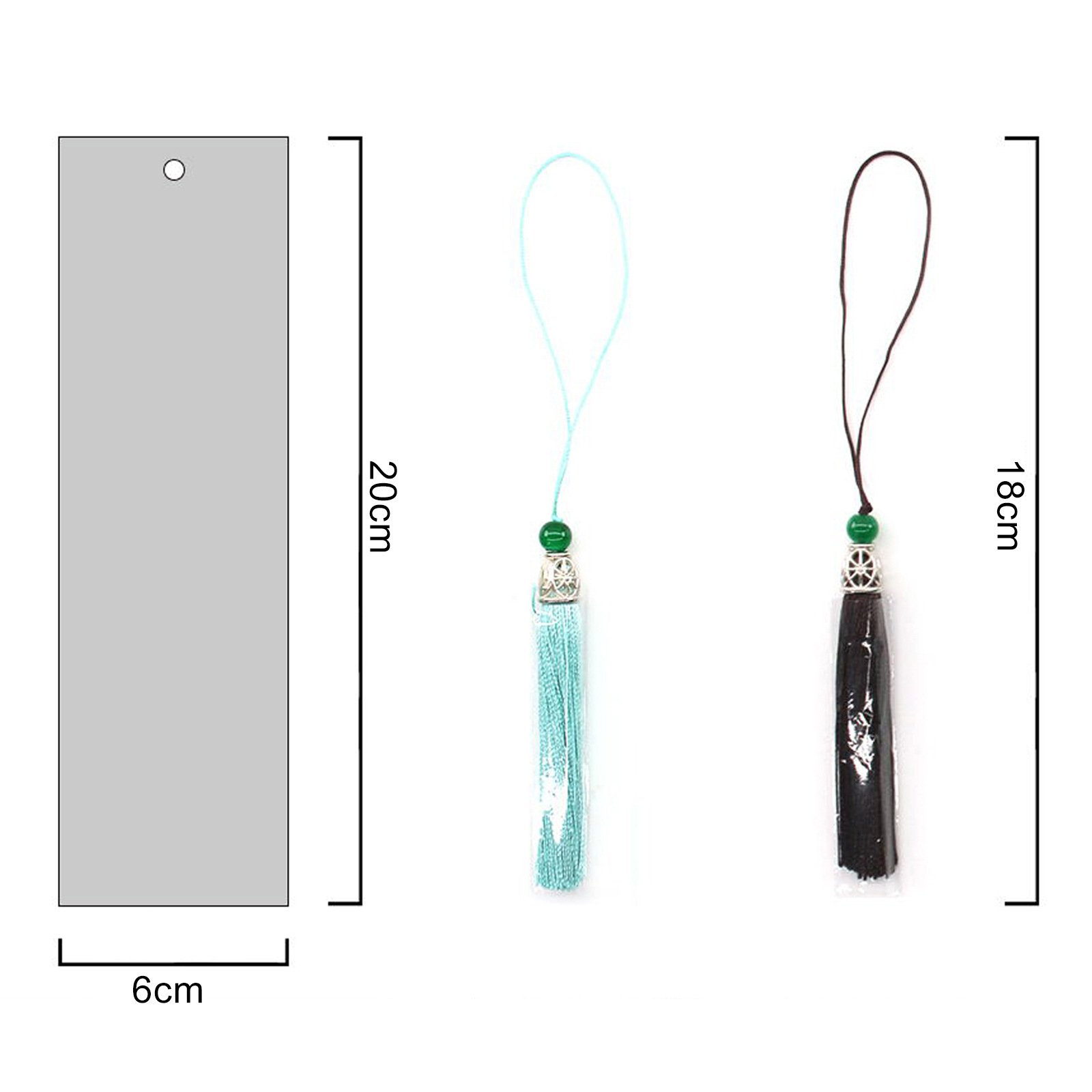 4PCS Personalized Custom Diamond Painting Bookmark Acrylic Creative Christmas Pattern Pendant Bookmark Wholesale