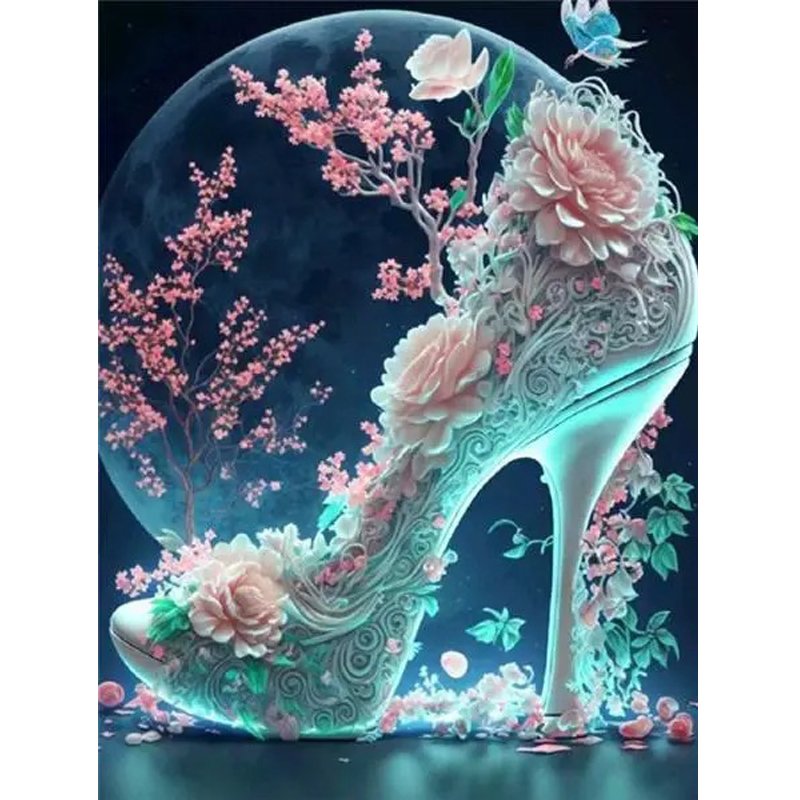 High heels Fantasy Diamond Paintings For Girl Gift 30*40CM Round Drill Square Drill DIY 5d Diamond Paintings Full Print Shinny