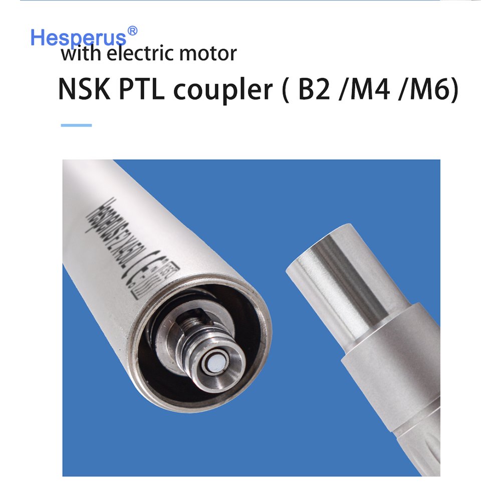 X450L Air Turbin Dental 45 Degree LED Fiber Optic High Speed Extraction Handpiece Button Compatible for NSK Coupler
