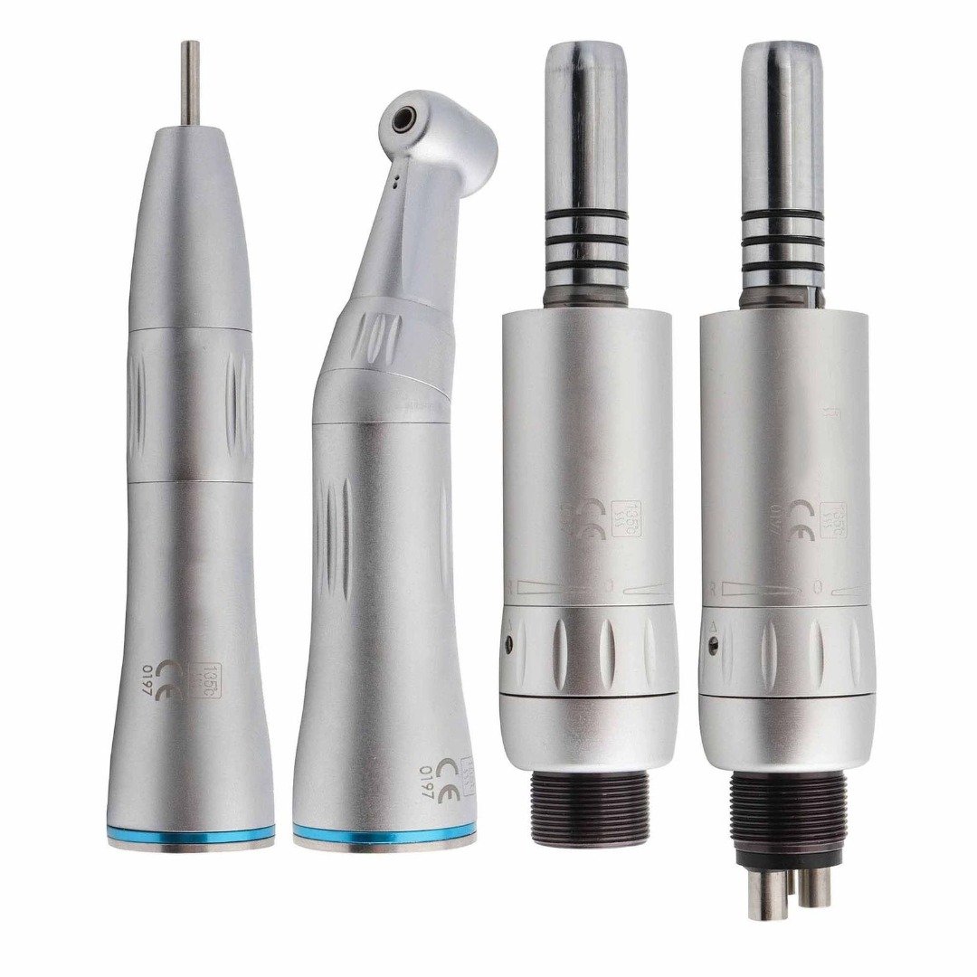 Dental Air Turbine Handpiece Air Scaler Dental Handpiece High Speed PA-NA MAX and Low Speed Kit with Contra Angle Air motor