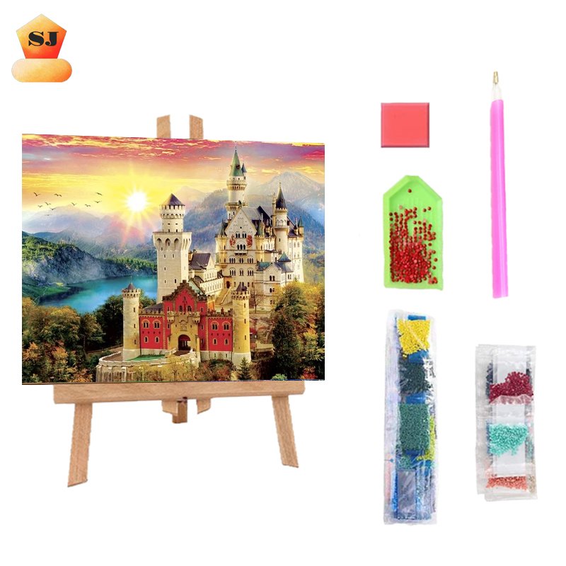 Hot diamond painting canvas print 5d diamond painting kits for adults kids kids diamond painting