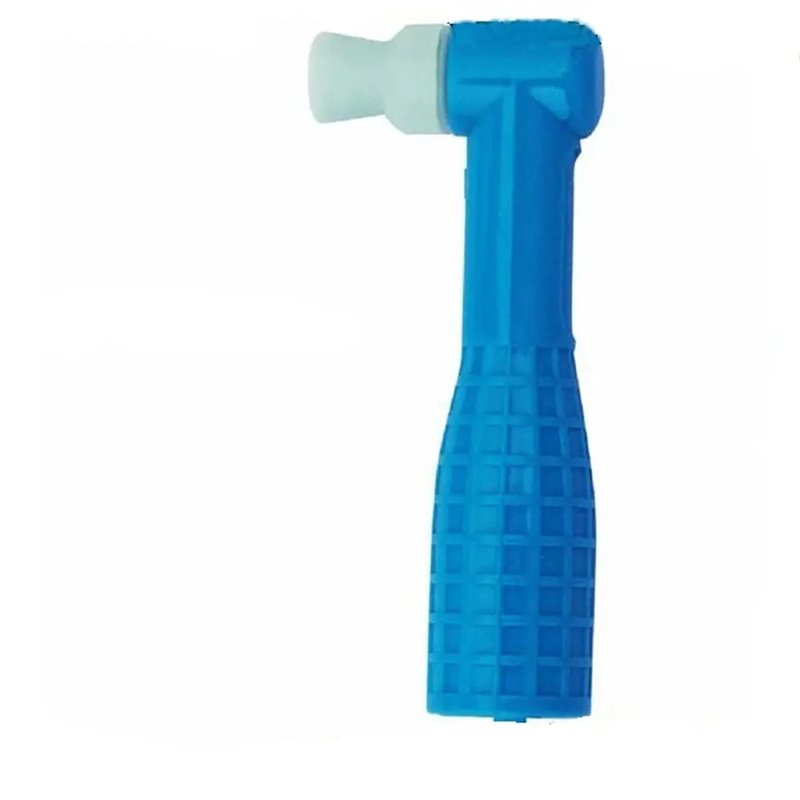 Dental disposable polishing angle cup plastic teeth whitening polish cup colorful dental prophy angles with firm and soft cup