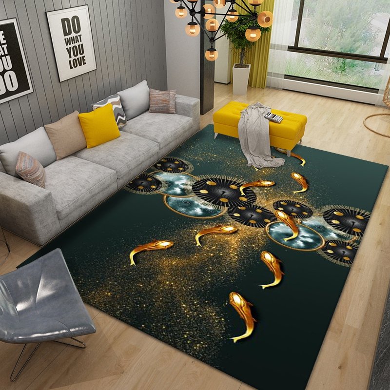 Custom 5D DIY Diamond Painting Full Drill Koi Fish Wall Decor for Home Living Room Factory Wholesale Art Subject