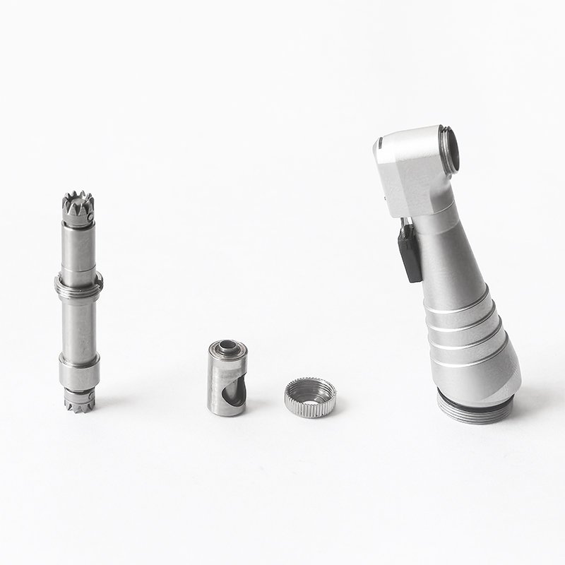 FX22 Custom cellular optics dental contra-angle handpieces Stainless steel titanium plated body Low speed dental handpieces