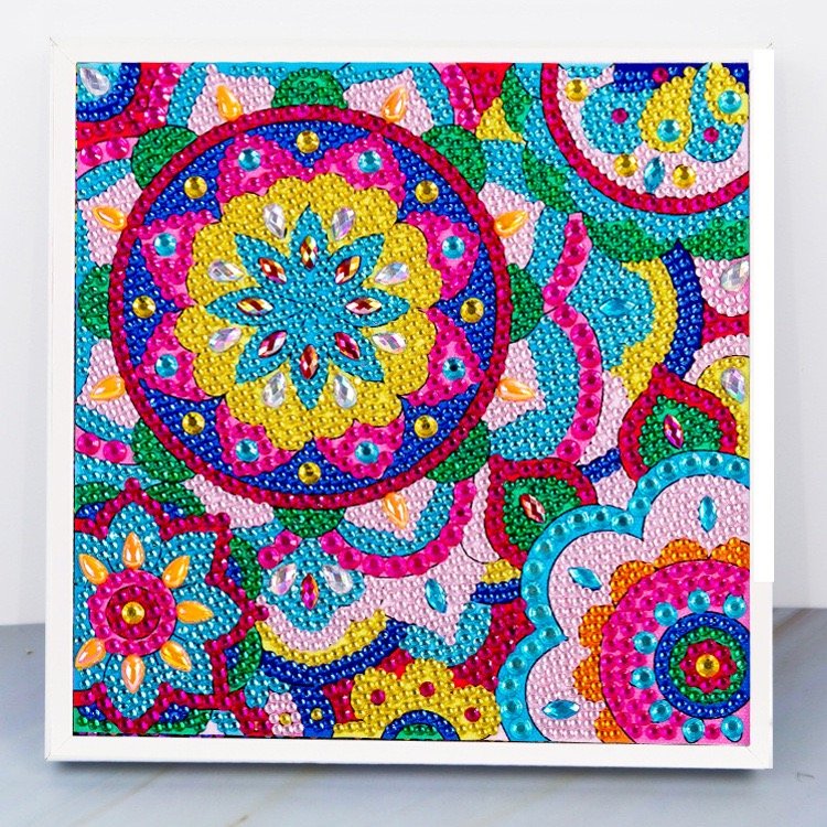 Children's Educational Handmade Cartoon Kid Diamond Painting Shaped Diamond Painting With Picture Frame