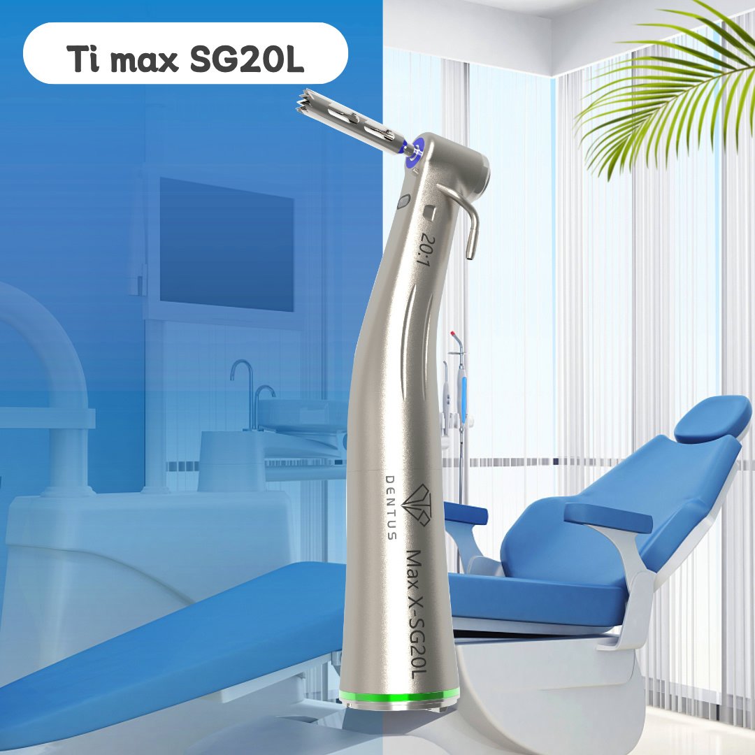 Ti-Max SG20L Surgical Dental Implant Motor Handpiece 20:1 Contra Angle Handpiece LED