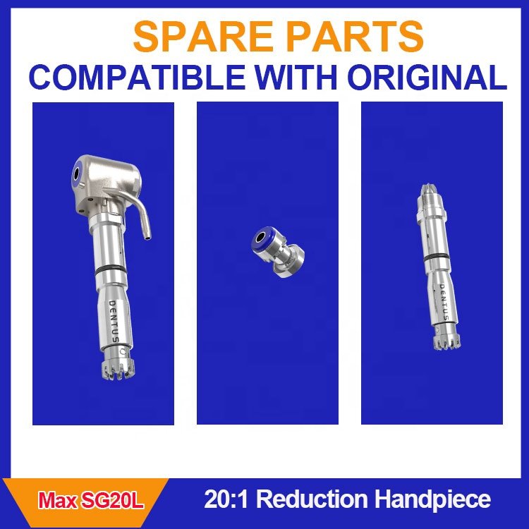 low speed dental timax SG20L contra angle for dental implants led fiber optic handpiece Stainless steel Implant