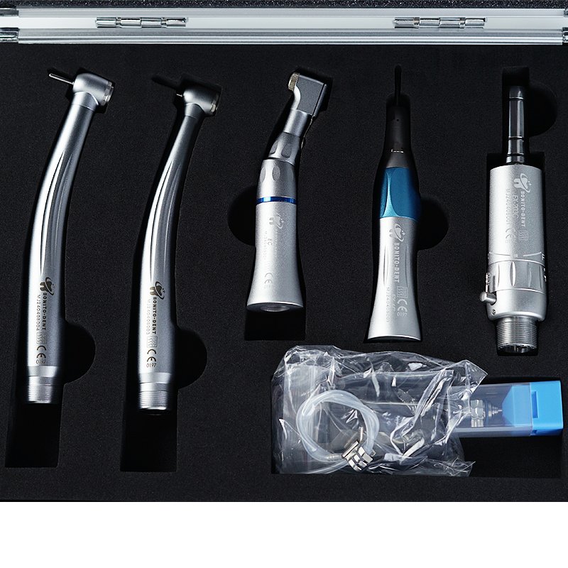 5Pcs/Kit LED High Speed Dental Handpiece Turbine Electric Dental Handpiece