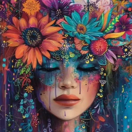 Wholesale 5d Diy Full Drill Crystal Diamond Painting Kit For Adults Beginners Flower Portrait Art painting by number Gift