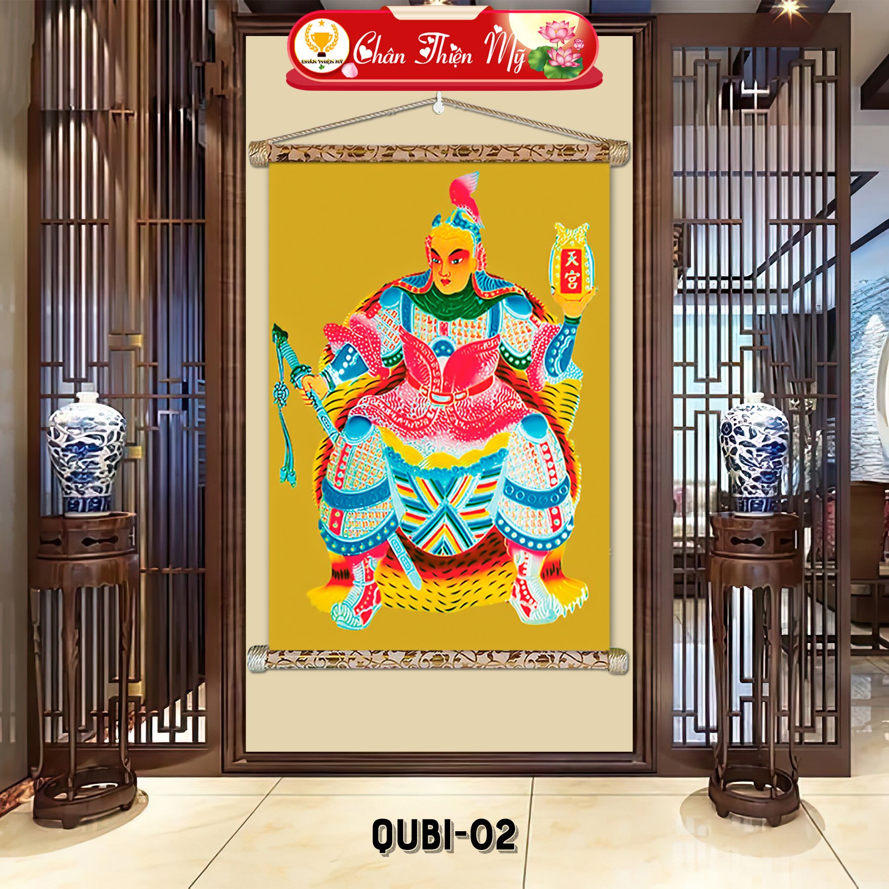 Feng shui painting symbolizes longevity and peace decoration for the house